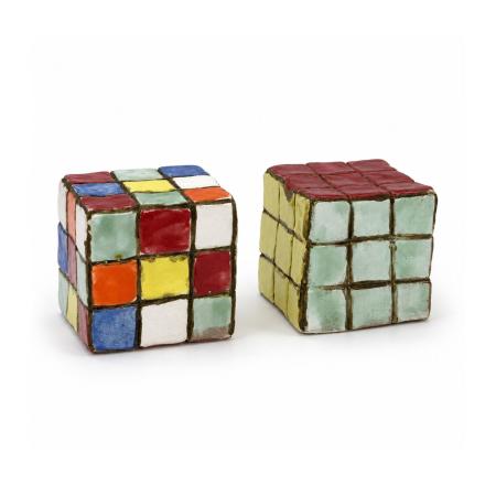 Cubos de Rubik (Não Resolvido e Resolvido)